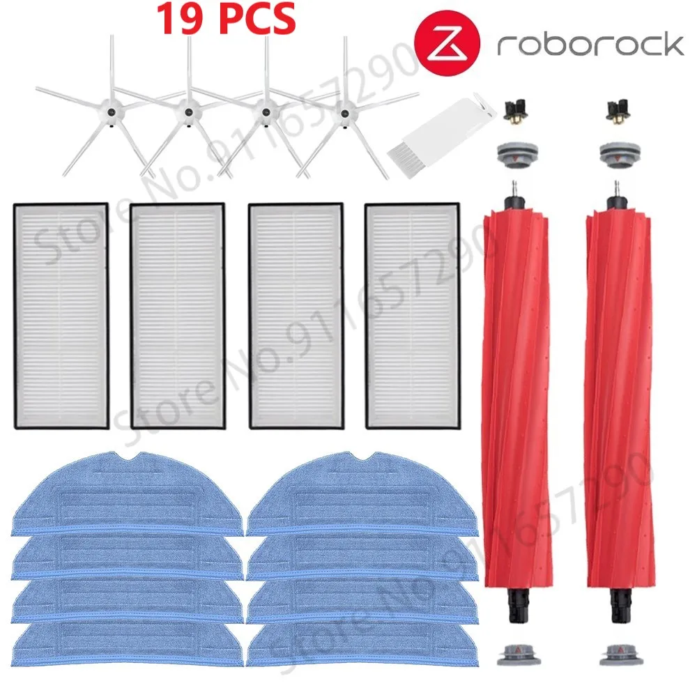 Roborock S7 S70 S75 S7Max S7MaxV T7S Plus Hauptbürste Hepa-Filter Mopps Ersatzteile Roboter-Staubsauger Zubehör