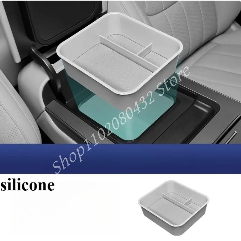Accessories Smabee for BYD Tang L 2025 Center Console Cool Box Organizer Armrest Storage Box Car Central Tray Stowing Tidying