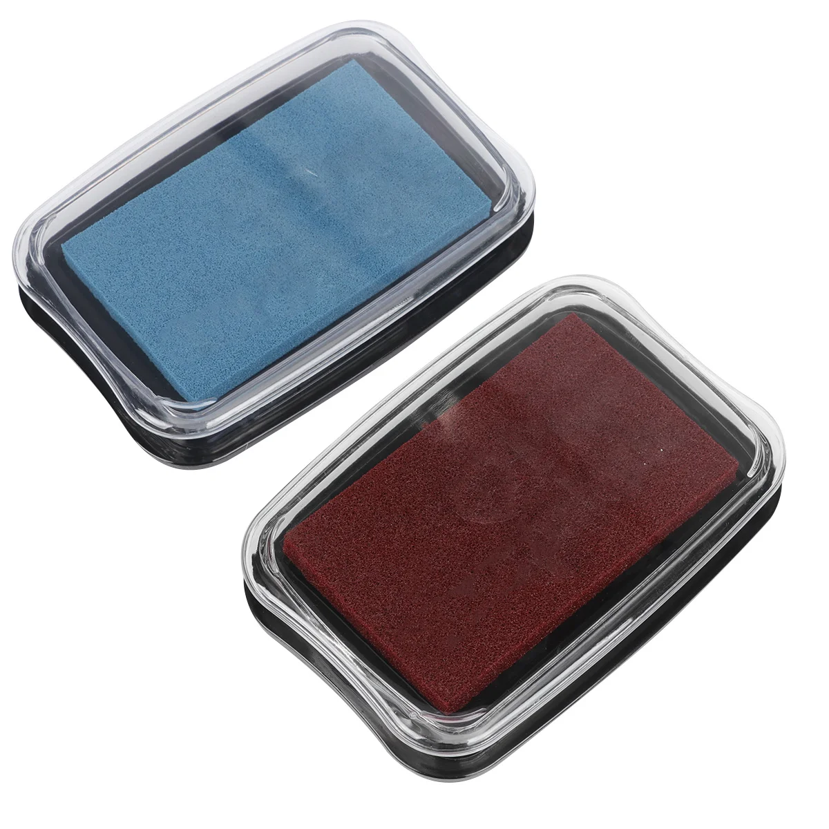 2 قطعة وسادة حبر ملونة طويلة الأمد متعددة الأسطح إصبع مختمة مثالية لصنع ختم الكتابة على الجدران الهدايا الحرفية لأنشطة الأطفال #2