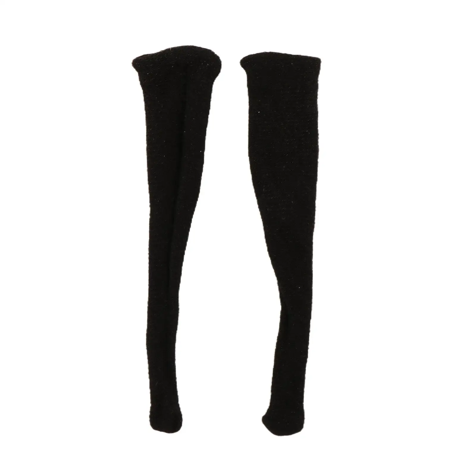 Miniature 1/12 Stockings for 6 Inch Action Figures Doll Clothes Fabric Accessories Collector Customizer