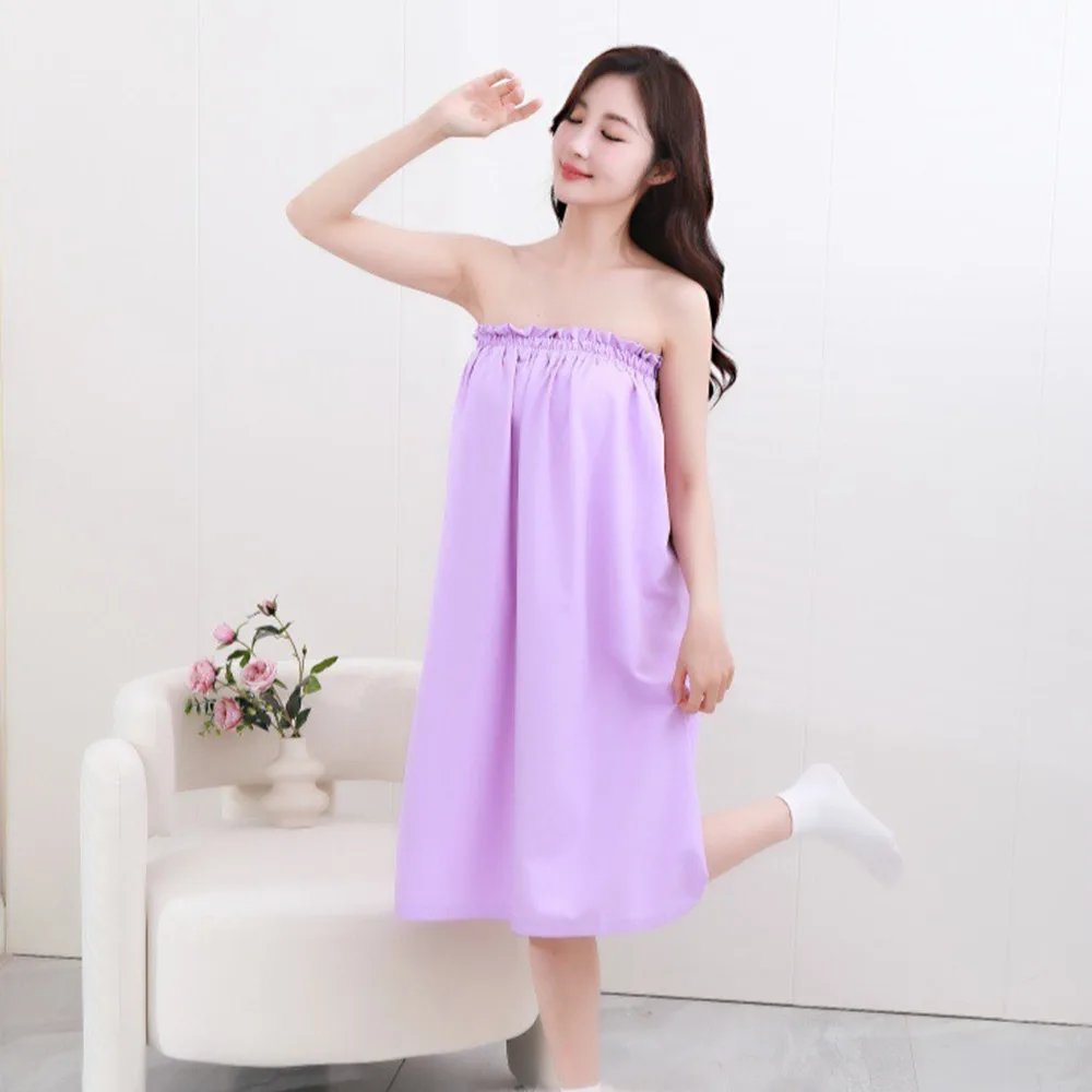 

Soft Women's Bath Towels Oversized Fast Drying Bathrobe Wearable Multi-function Spa Bath Bow Wrap Beauty Salon Sauna Resort