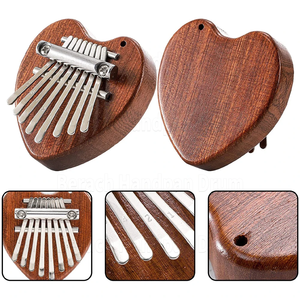 8 Key Mini Kalimba Thumb Piano Finger Mini Piano Adult Kids Musical Instrument Kaju Gift Kalim Bar HLURU ACRYL Just Fog Just One