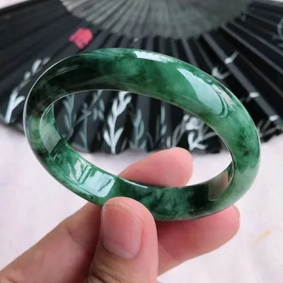 zheru Jewelry Natural Burma Jade 54mm-62mm bracelet Exquisite Princess bracelet send girlfriend send mom