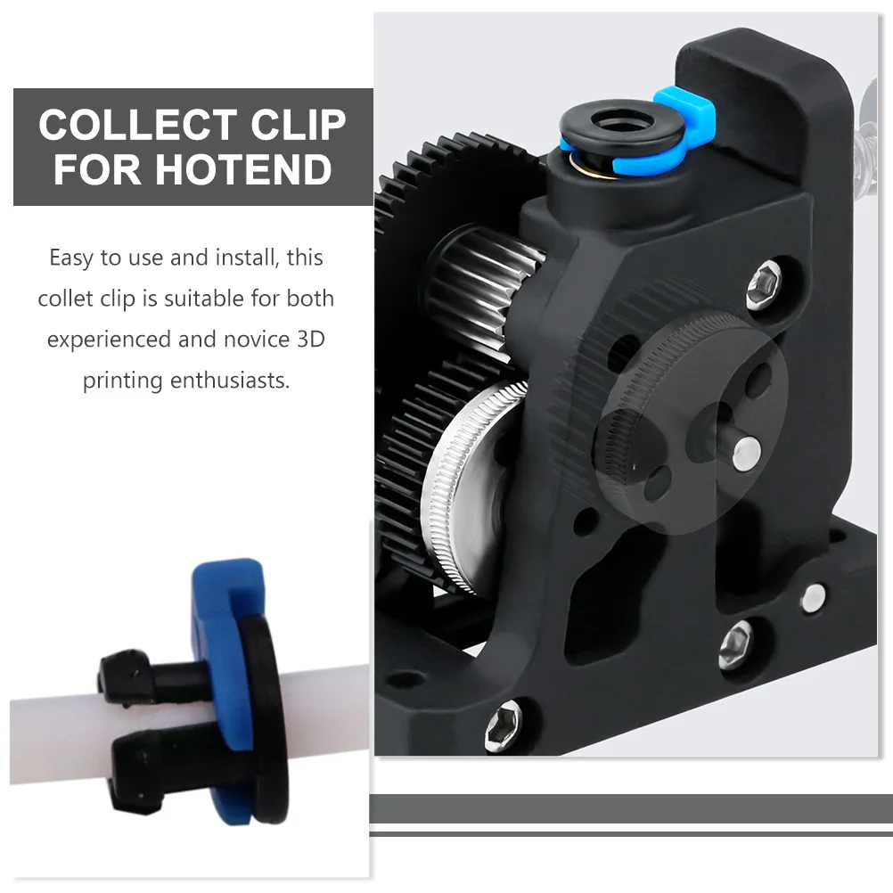 1 set 3D Printer Accessories Collet Clip Hotend Extruder Tube Clamp Coupling Plastic Fast Connection Wear Resistant Easy