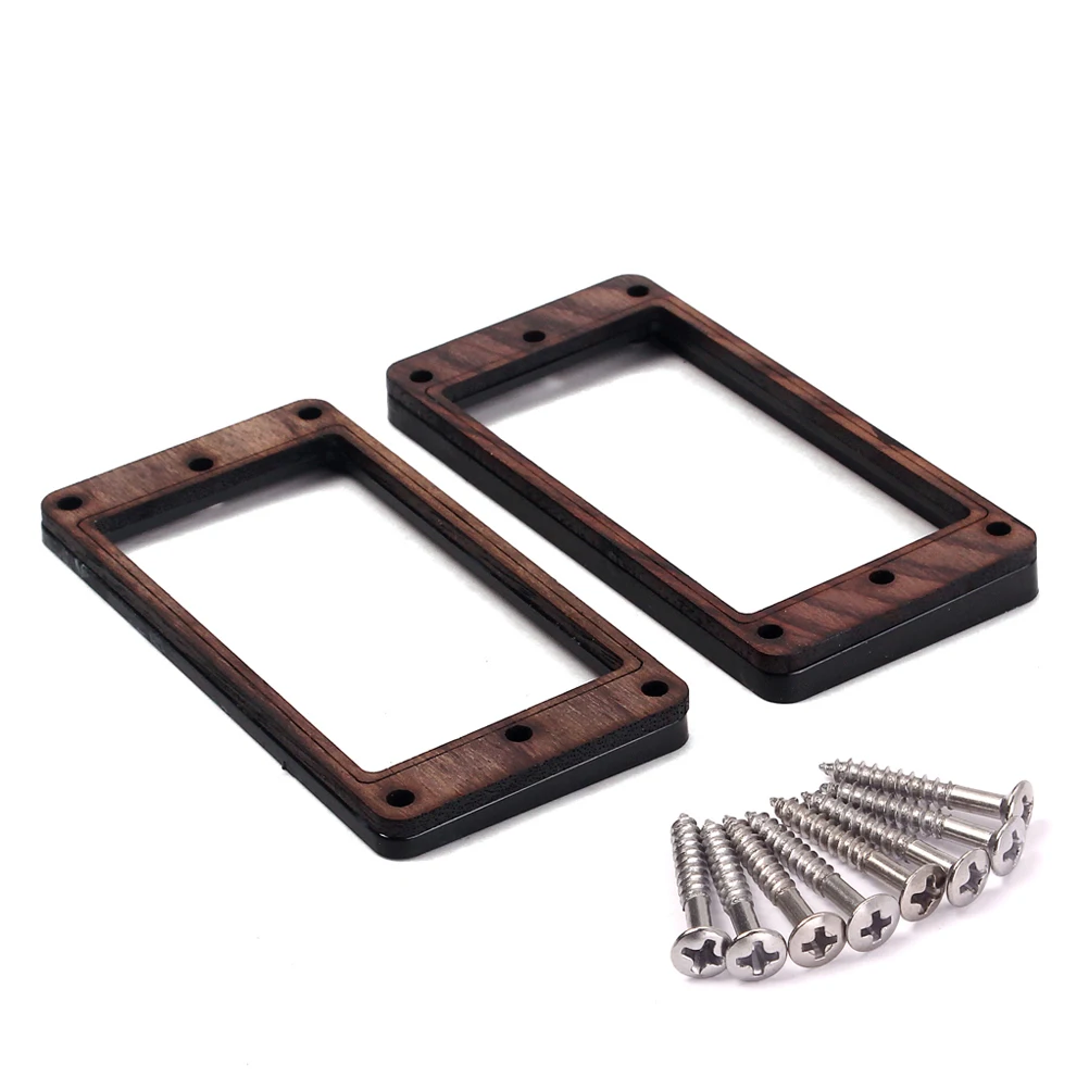 

Humbucker Mounting Ring Vibration Pickup Box Electric Guitar Frame Bamboo Slanted Frames