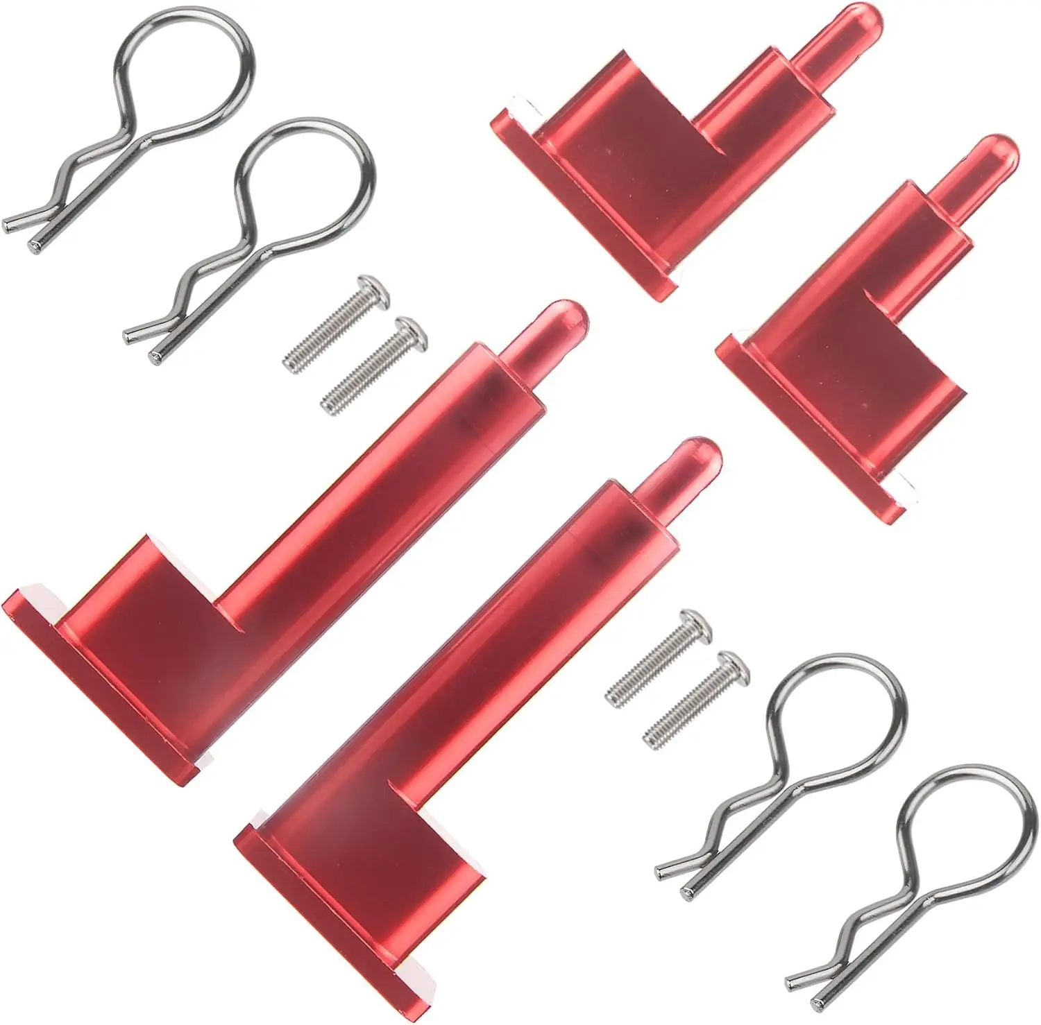 Super ClodBuster – supports de carrosserie en aluminium, fixation de coque de voiture pour voiture Tamiya RC, Super Clod Buster, mises à niveau, pièces de rechange