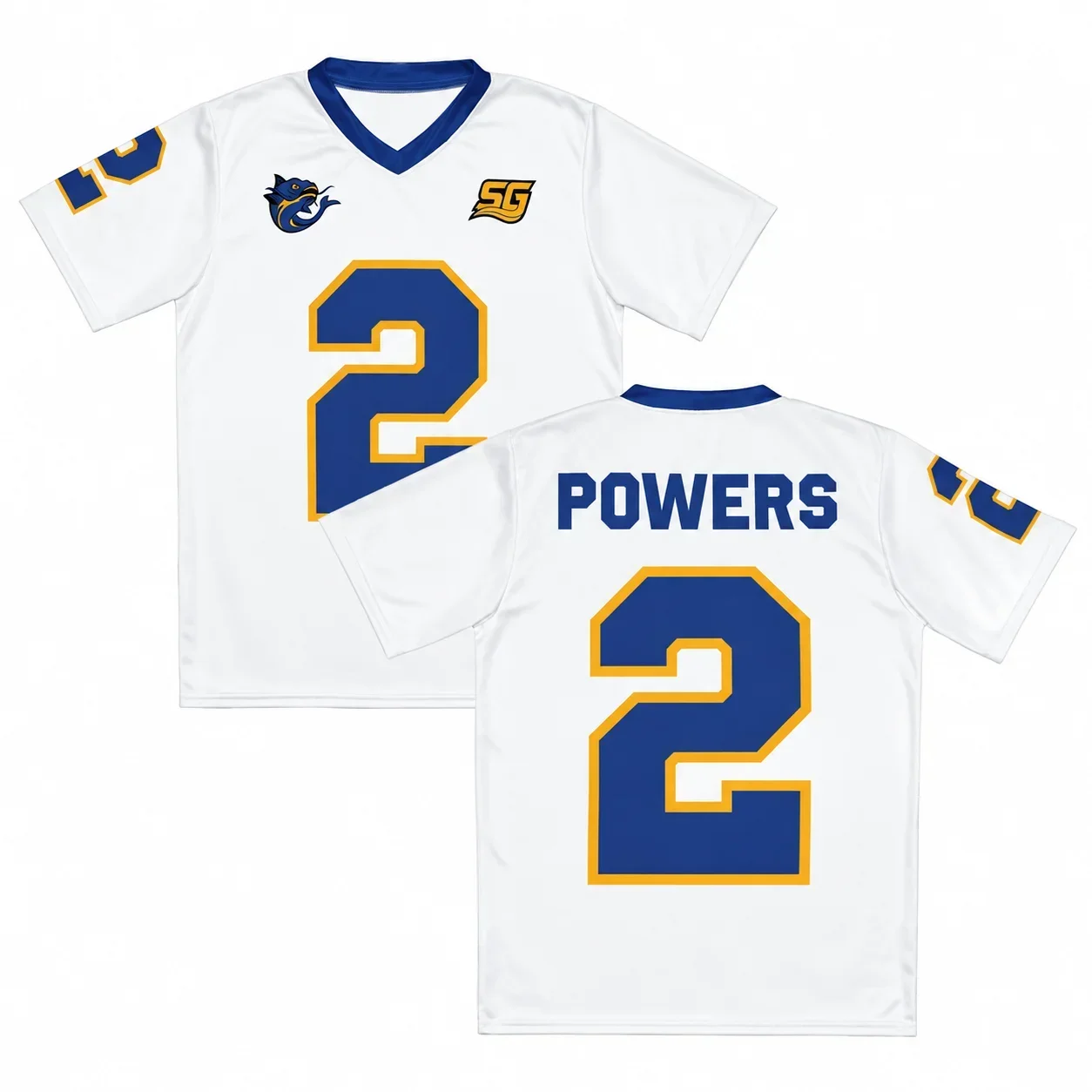 Unisex Chad Powers South Georgia Football Jersey T-shirt V-Neck Short Sleeve Sportwear Women Men Outdoor Streetwear Tops