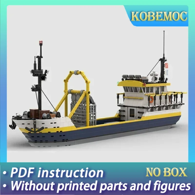

Moc Building Bricks Sea Ship Model Shellfish Fishing Boats Technology Modular Blocks Gifts Christmas Toys DIY Sets Assembly