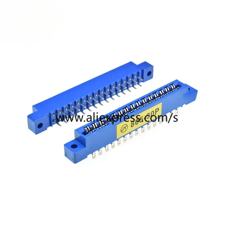 2PCS 805 Strip connector 3.96mm Pitch 12/16/20/24/30/36/44/56P/72 pin PCB Mount Card Edge Connector socket 16P 20P 30P 36P 44P