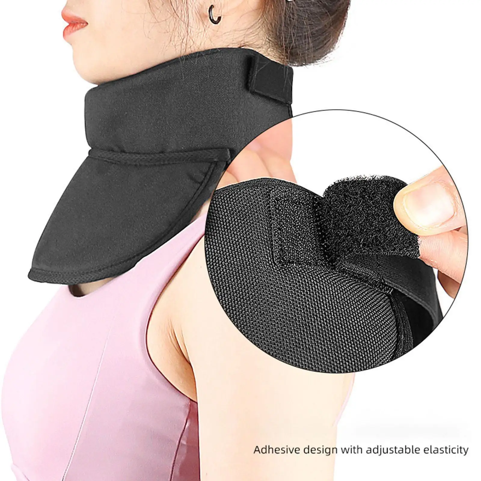 

Hockey Neck Guard, Comfortable Collar Protection, Protective Gear, Neck Protector for Camp Game, Practice