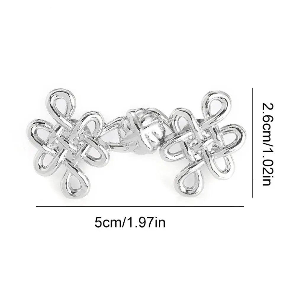 Chinese Knotting Chinese Knot Button Tightener Button Clasps Waist Buckle Jean Fit Tighten Buckles Gold Waist Clip