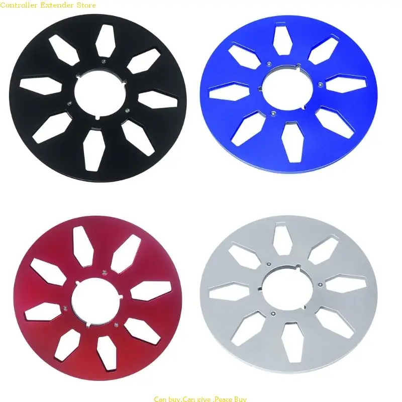 

Tape Reel Nab Hubs Metal 10inch Disc with 8 Holes for Home Cinemas