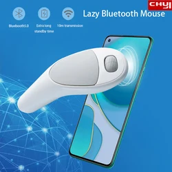 Sem fio Bluetooth Lazy Thumb Mouse, Controle remoto, Recarregável, Telefone celular ergonômico, Telefones celulares, Tablet, IOS, Android