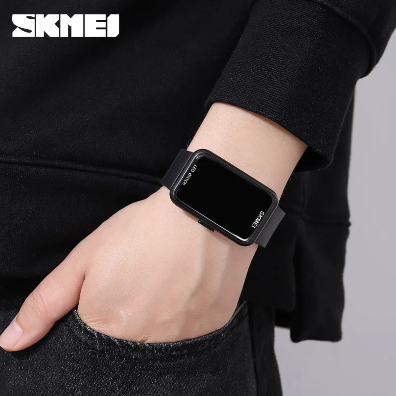 Nowe mody Sport cyfrowy zegarek Top marka SKMEI zegarki męskie Led Light zegarki elektroniczne dla mężczyzny kobiety zegar mężczyzna Relogio