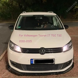 Front Bumper Spoiler Lip Splitter Diffuser for Volkswagen Touran 1T TDI TSI 2010 2011 2012 2013 2014 2015 Car Bodykit ABS Tuning
