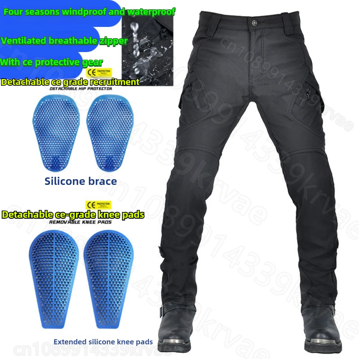 

Осень-зима-лето мотоциклетные брюки бархатные теплые непромокаемые водонепроницаемые износостойкие мужские женские гоночные локомотив тянуть