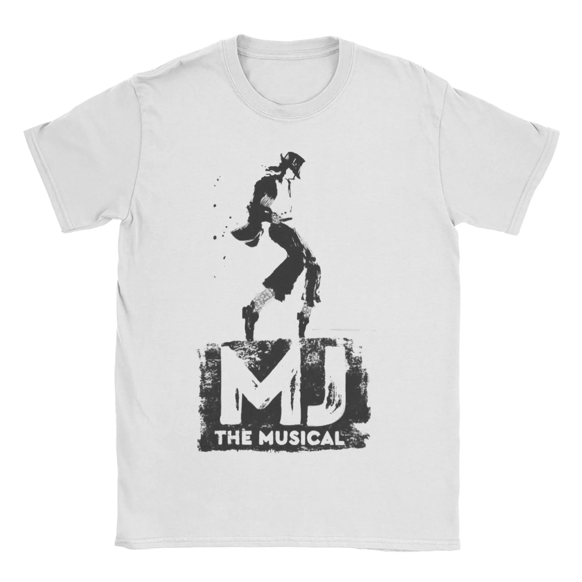 MJ king of pop the Musical  T-Shirts Men Women 100% Cotton Tees Crew Neck Short Sleeve T Shirts Birthday Present Clothing