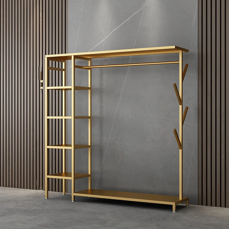 Schiene Schuh Schlafzimmer Mantel Rack Stehen Shop Display Nordic Metall Mantel Rack Innen Moderne Colgador De Ropa Wohnzimmer Dekoration