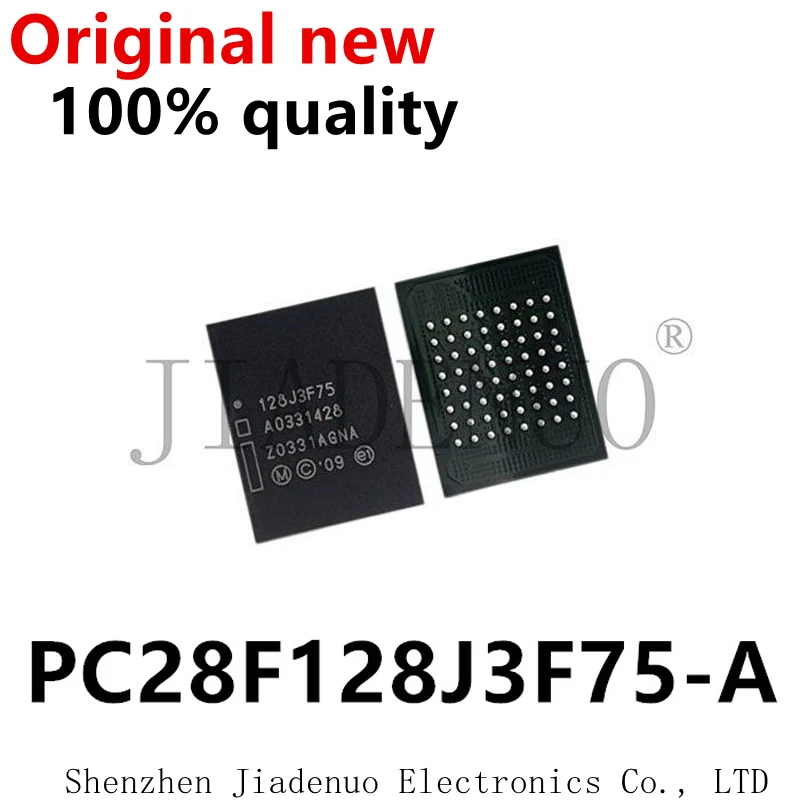 (1-2pcs)100% original New PC28F128J3F75A 128J3F75 IC BGA-64 Chipset