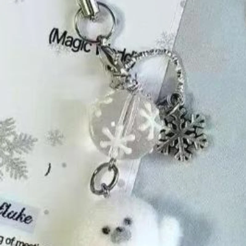 Resin Flocking Sea Otter Animal Keychains Fluffy Cute Cartoon Marine Animals Pendant Bag Earphone Case Phone Lanyard Accessories