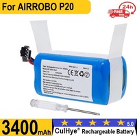 Rechargeable Battery Compatible with AIRROBO P20, Airrobo 91069 Robot Vacuum Cleaner Battery 14.4V