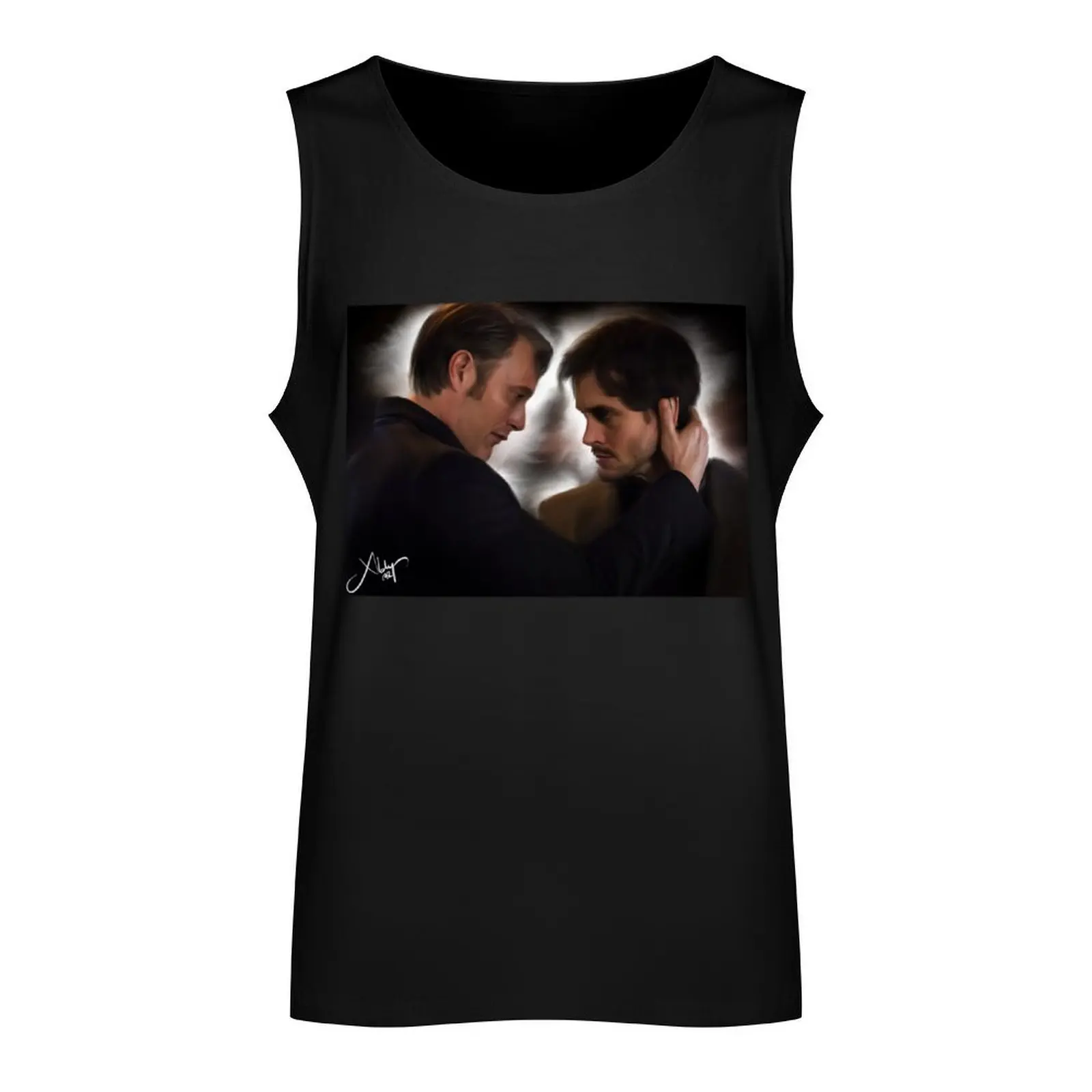 Hannibal and Will Tank Top Gym clothes gym clothing Man summer clothes sleeveless man shirts