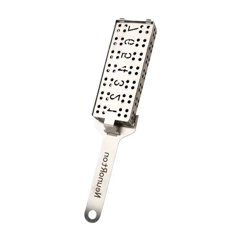 Dental Stainless Steel Dental Tooth Washing Racket Holder Dental Veneers Porcelain Teeth Cleaning Polishing Plate