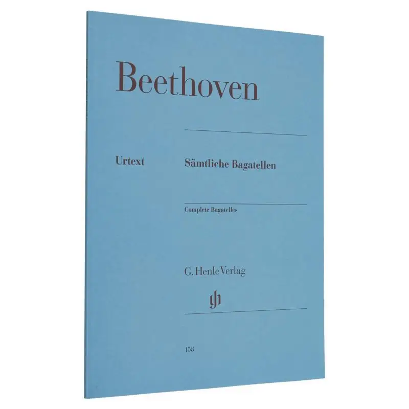 HN158 Beethoven Bagatelles completas Irmer Otto Von G Henle Verlag 9790201801582 Libro