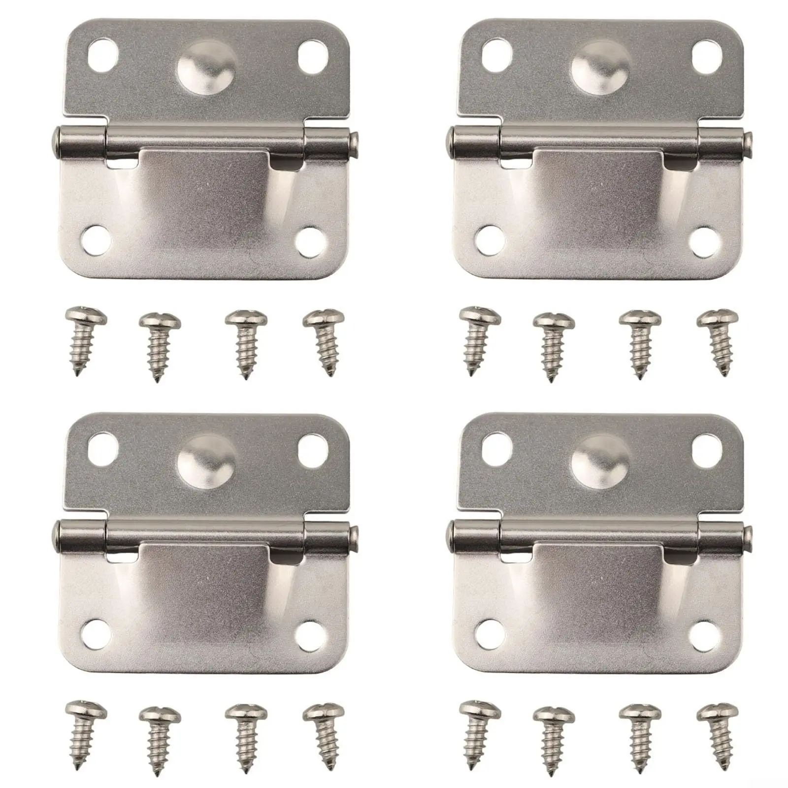 

Stainless Steel Hinge Kit for Cooler, 2 x 2 inches, 4 Units with 16 Screws, Compatible with Models 5226, 5227B,
