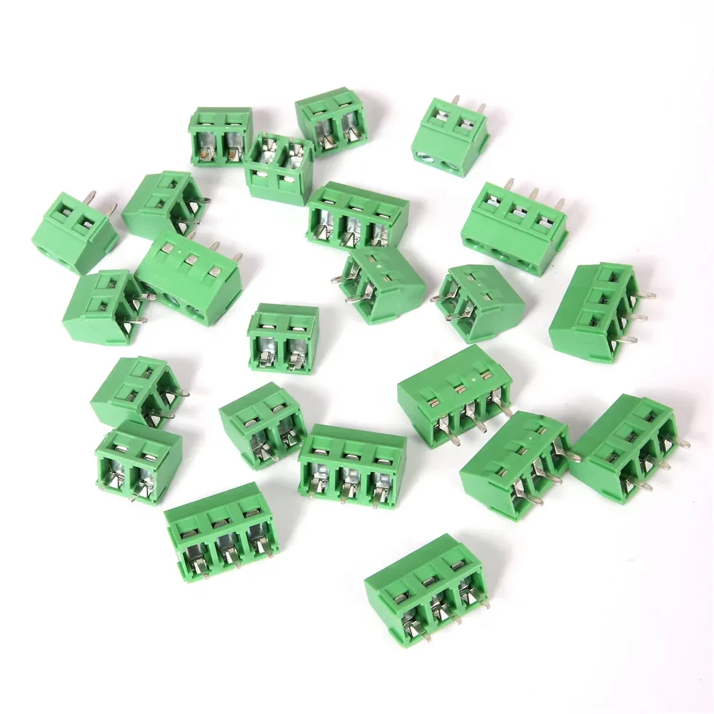 

100 PCS KF127-5.00/5.08mm KF127-2P KF127-3P Screw 5.0mm Terminal Block 2 Pin 3 Pin Pcb Terminal Block Connector