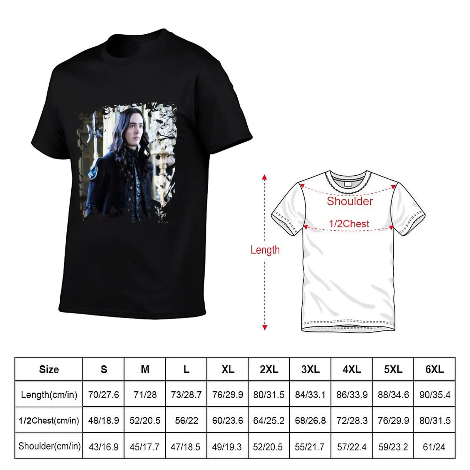 VERSAILLES - THE PRINCE PHILIPPE T-Shirt Plus Size Loose Fit T-Shirt