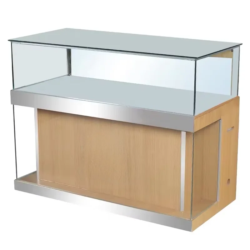 

Customize.LED Digital Products Showcase Metal and Glass Mobile Phone Store Cell Phone Display Stand