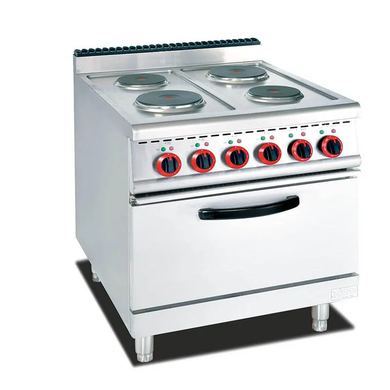 Freestanding Electric Induction Stove Cooker Stainless Steel 4 Burner Induction Cooker With Oven 6
