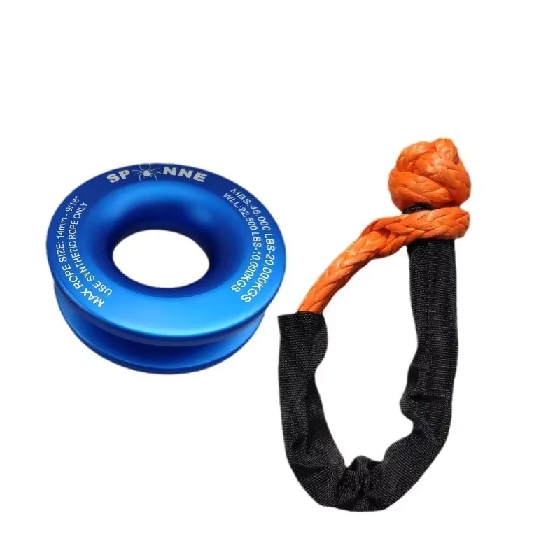 

Tiy 41000 фунтов 4X4 для джипа, грузовика, внедорожника, мягкая скоба, синтетический трос, сверхмощный ремень для внедорожного прицепа с защитным рукавом