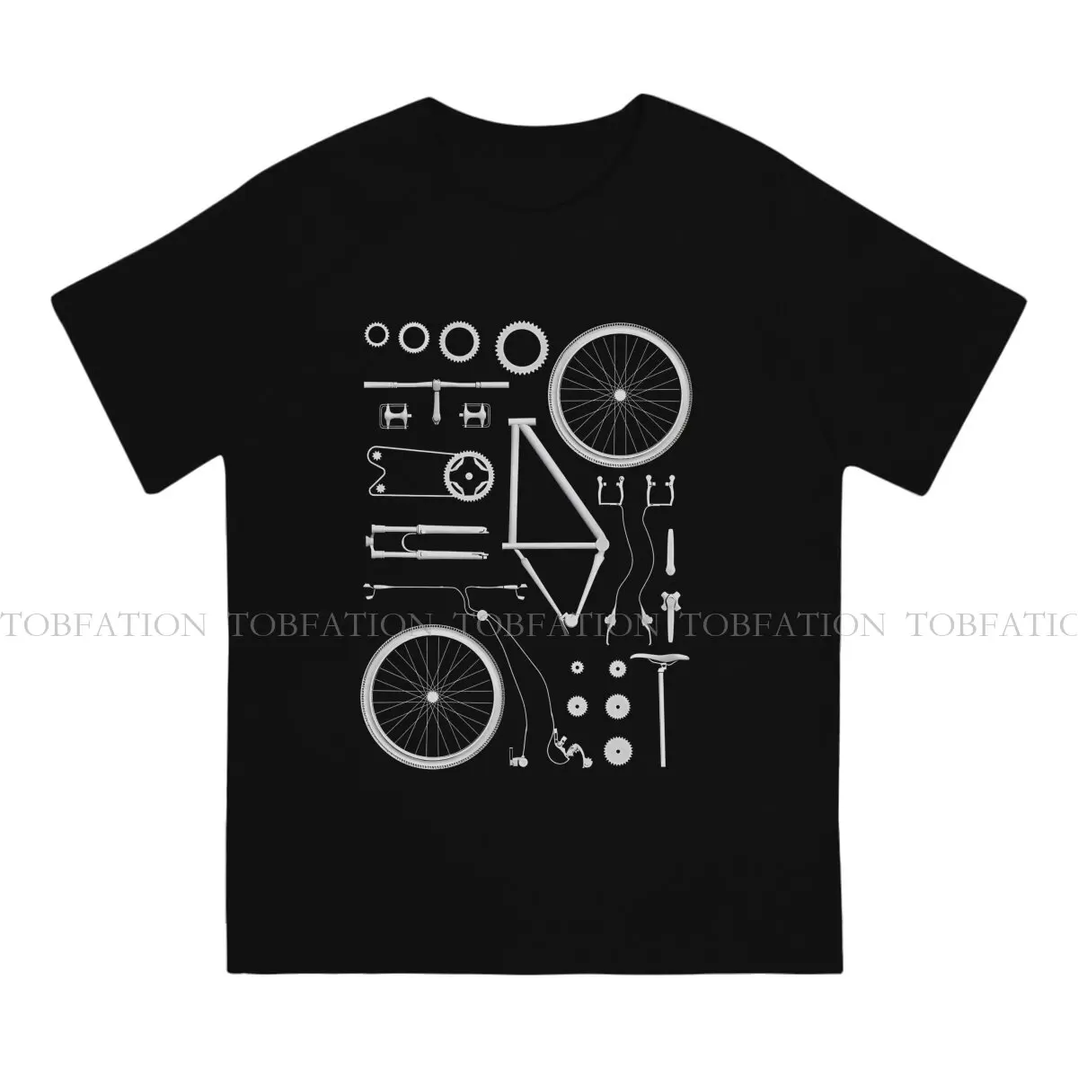 Exploded Fashion TShirts Bike Bicycle Cycling Men Style Fabric Tops T Shirt