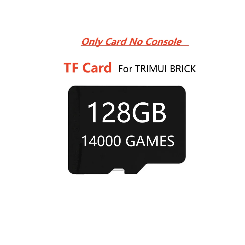 بطاقة SD لوحدة تحكم الألعاب المحمولة TRIMUI BRICK 3.2 بوصة IPS شاشة نظام لينكس TF بطاقة الألعاب