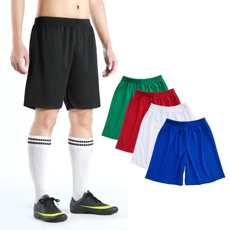 

Kids Sport Shorts Football Training Shorts Men Kits Soccer Uniform Boy Running Basketball Solid Color Loose Beach Shorts