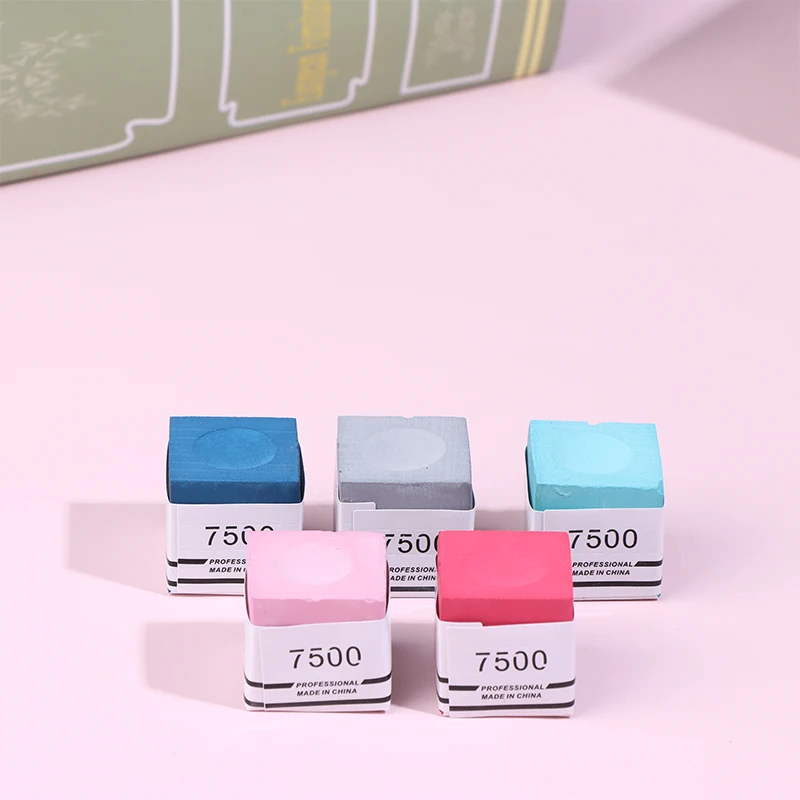 Square Pool Chalk 5 Colors​ TP7500 Non-Slip Formula for Snooker | Neutral Fine Powder, Durable Chalk Cube, Essential Accessory