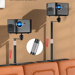 XP-08 360 5kg rotate height adjustable universal ultra slim in chink projector stand speaker mount sofa bed cabinet gap
