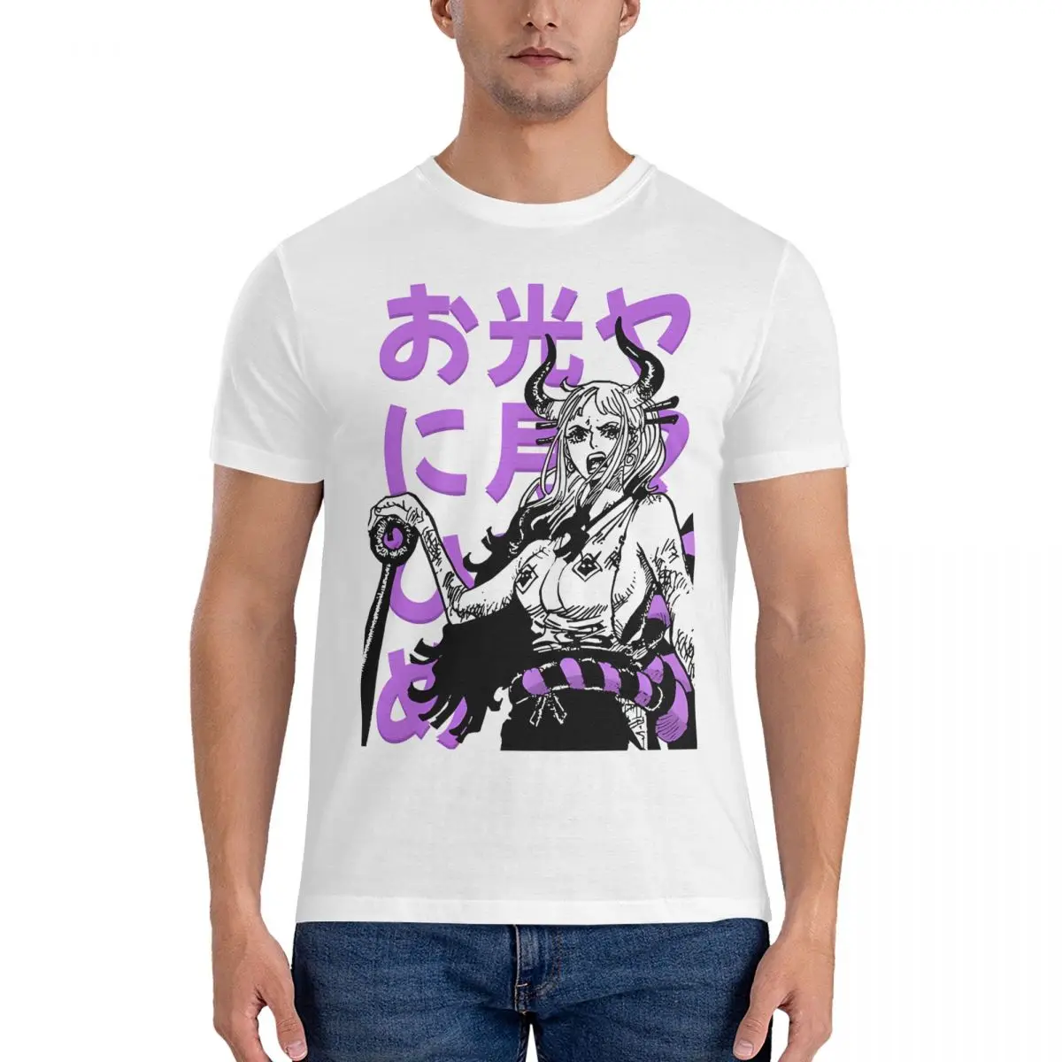 Men's Yamato In Wano T Shirt ONE PIECE Cotton Tops Fun Short Sleeve O Neck Tees 6XL T-Shirt