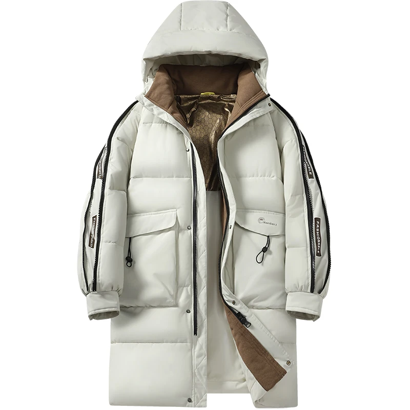 

Male Warm Long Jacket Parkas Casual Men Jacket Fashion Outwear Parkas Windbreaker Coats Top Quality Winter Thicken Men Clothing