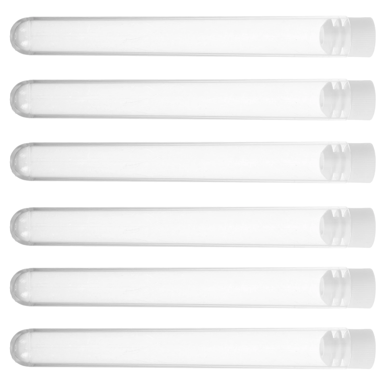 15個の透明まつげブラシホルダーセット軽量プラスチック試験管オーガナイザーで、清潔で効率的なメイクアップを実現します。