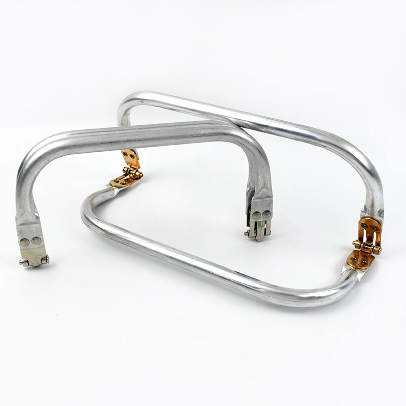 1-5Pcs Metal Kiss Clasp Purse Frame Cloud Bag Doctor Aluminium Tube Handle Buckle DIY Bags Clutch Handles Hardware Accessories