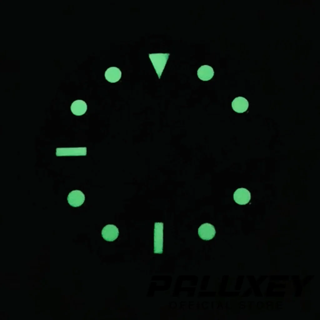 NH34 29 มม.สีเทานาฬิกาสีเขียวส่องสว่างสําหรับ NH34 4R34 NH35 4R35 การเคลื่อนไหวอะไหล่ Fit 3 นาฬิกา 3.8 นาฬิกากรณี Crown