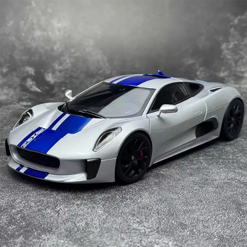 Almost Real 1:18 Jaguar C-X75 2010 CX75 Movie 007 Alloy Car Model Sports Car Collection