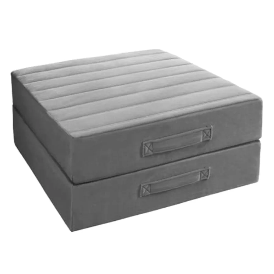 

Набор из 2 комплектов поролона для обивки диванов и кресел с моющимися чехлами - 24 × 24 × 5 см, высокоплотный поролон