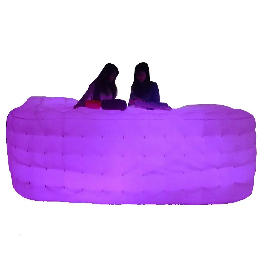 

Inflatable Led Bar Counter/inflatable Service Desk Inflatable Bar Dj Booth With Blower For Beer Drink Shop Party And Event