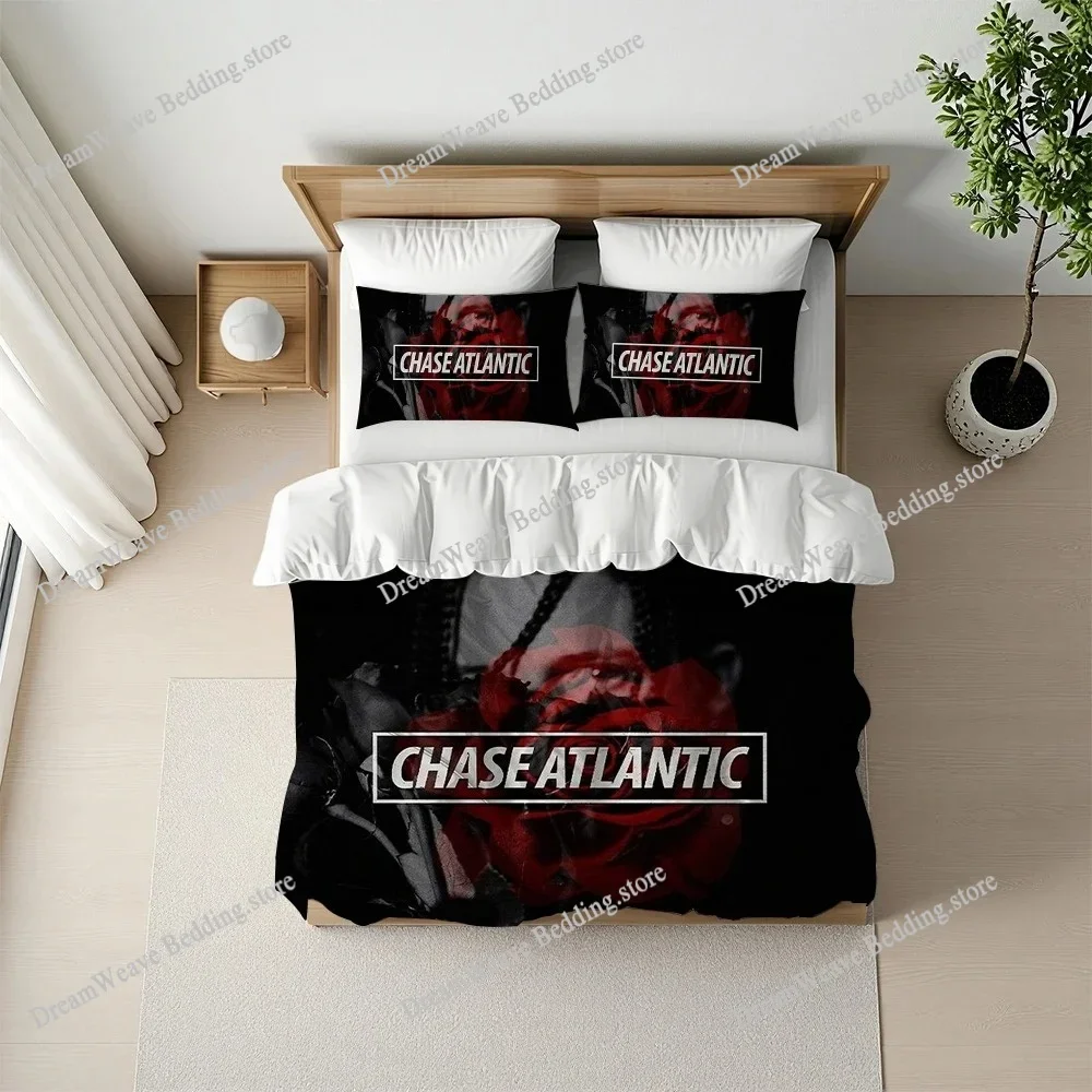 C-Chase A-Atlantic Band Duvet Cover Set Home Style Bedding Soft Laundry Cotton Bed Student Dormitory Gift