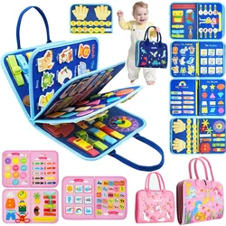 Busy Board Montessori Toys for Toddler Busy Book Sensory Preshool Early Education Learning Fine Motor Skills Toys For Children