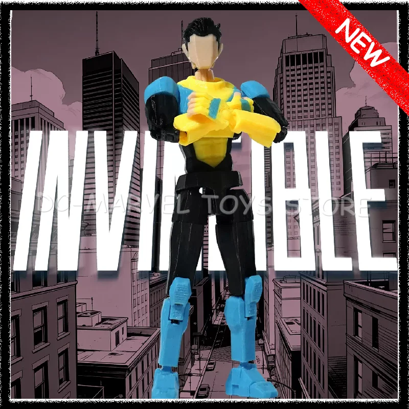 In Stock 3d Printed Invincible Boy Maskless Mark Dummy13 T13 Accessories Multi-Jointed Action Figure Toys